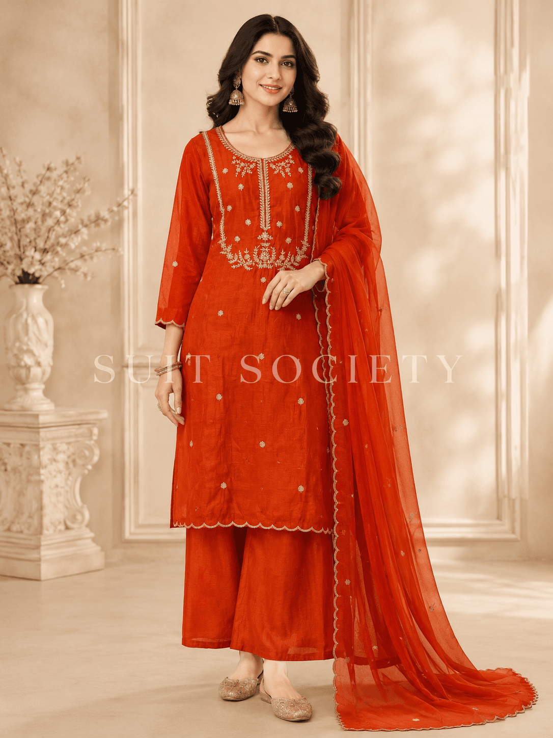 Short kurti sharara set