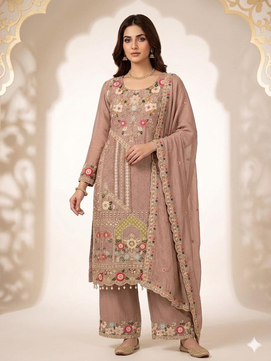 Blush Bloom Heavy Suit